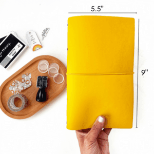 Disc bound traveler’s notebook covers