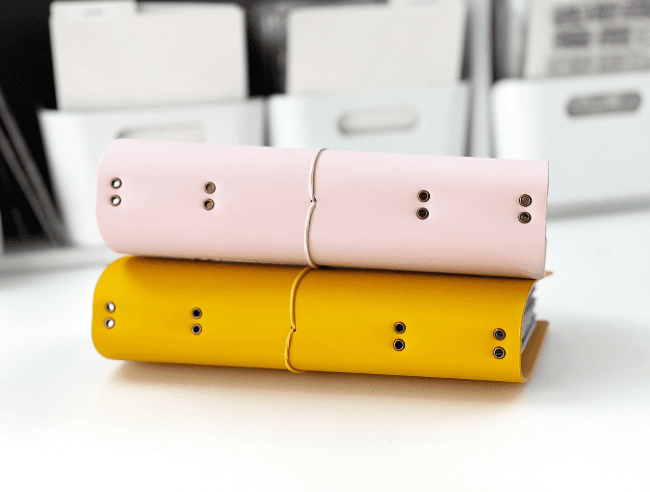 Disc Bound Traveler's Notebook Cover for Journaling | Faux Leather