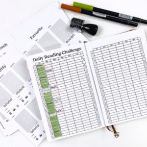 Reading Journal Class with Printables