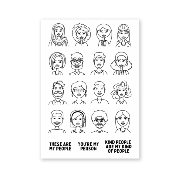 My Kinda People Stamp