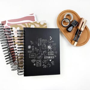 OOOPS Scrappy Spiral Notebook - Stories