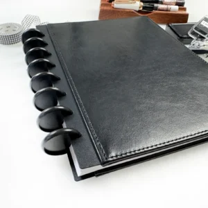 Classic Disc-bound Scrappy Notebook Black-02
