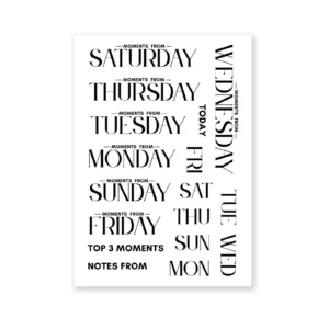 Day By Day Stamp Set