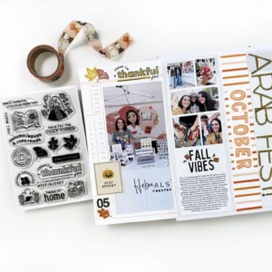 Cozy Vibes Stamp Set spread