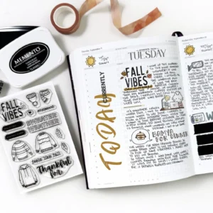 Sweater Weather Stamp Set spread