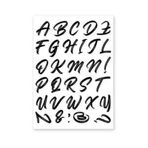 Valarie Alpha Stamp Set